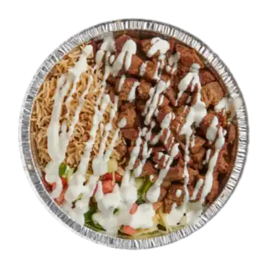 Beef Shawarma Over Rice